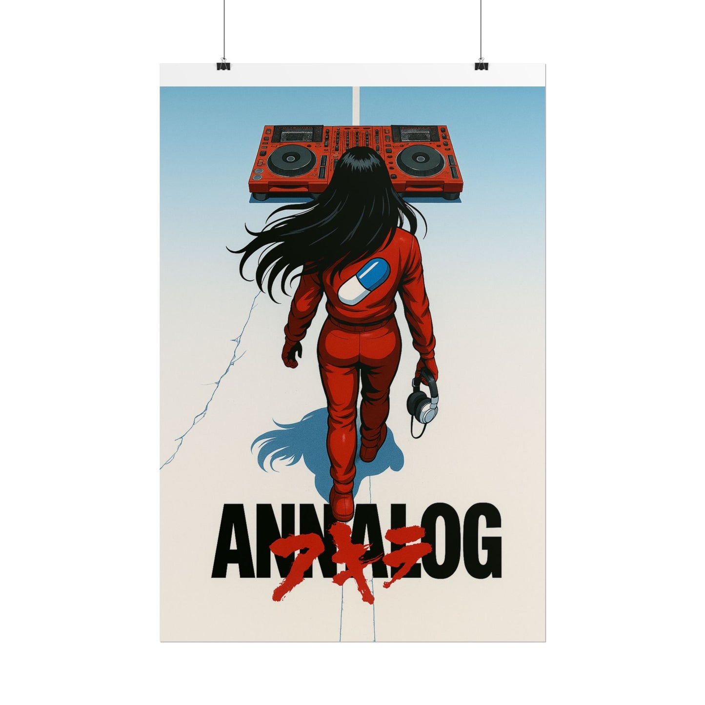 Annalog x Kaneda Rolled Poster
