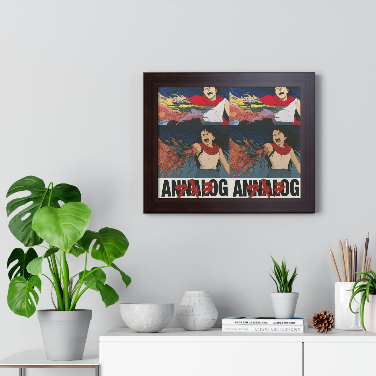 Annalog x Tetsuo Framed Horizontal Poster