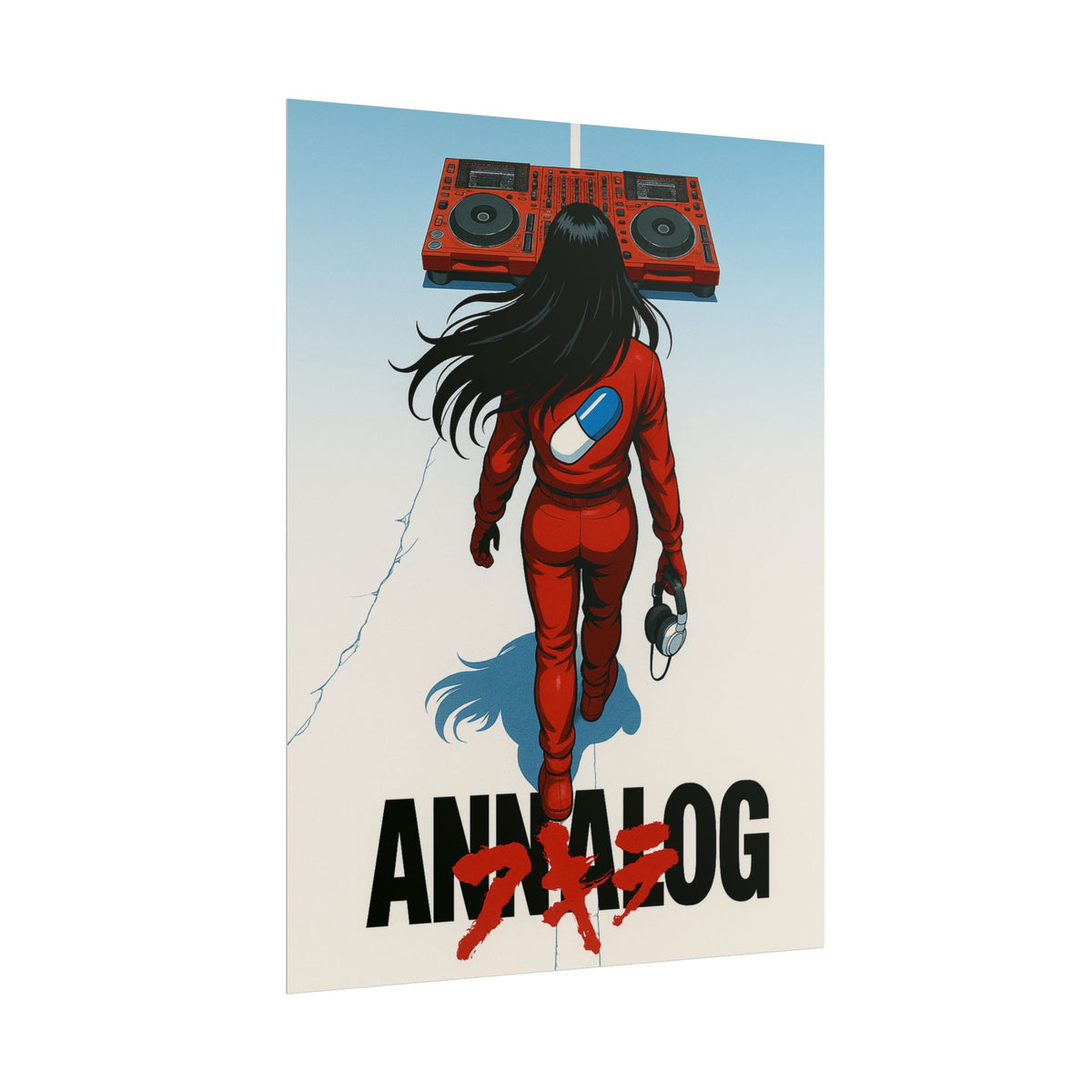 Annalog x Kaneda Rolled Poster