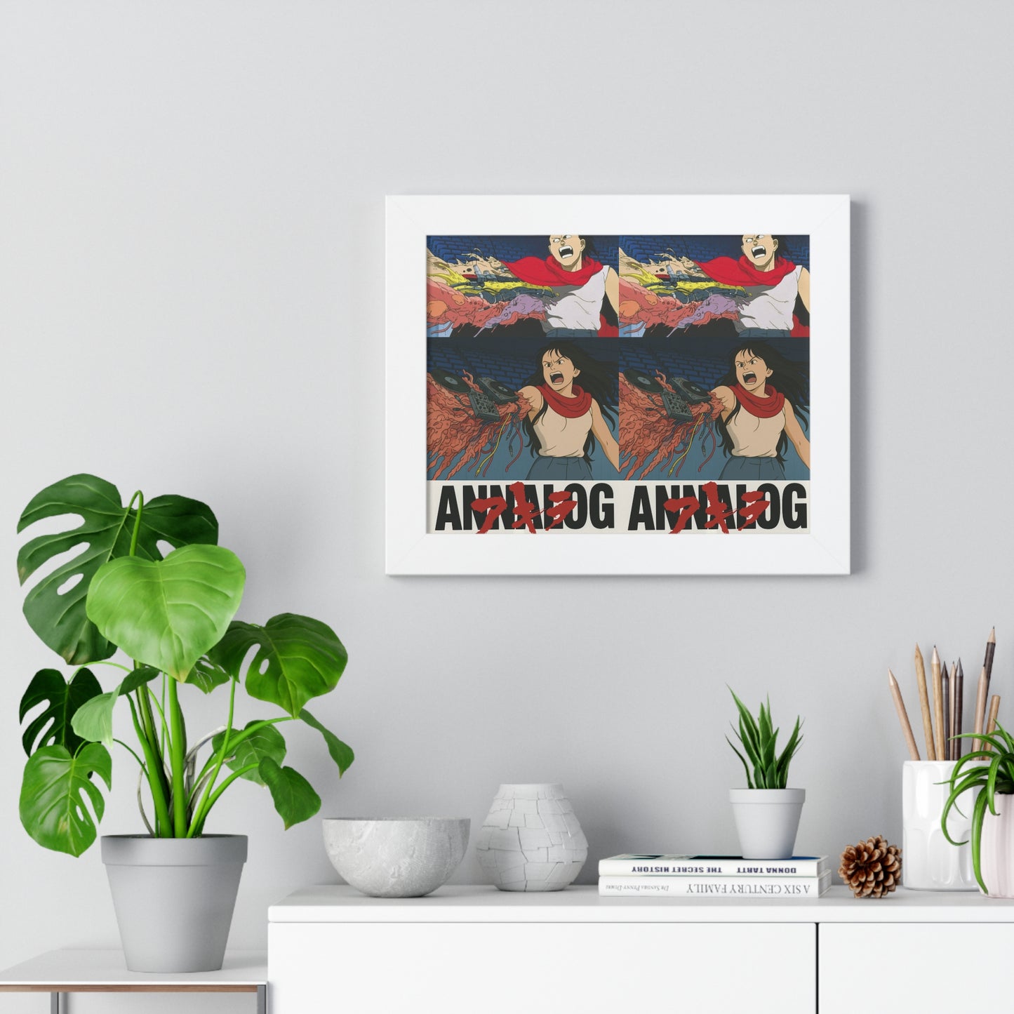 Annalog x Tetsuo Framed Horizontal Poster