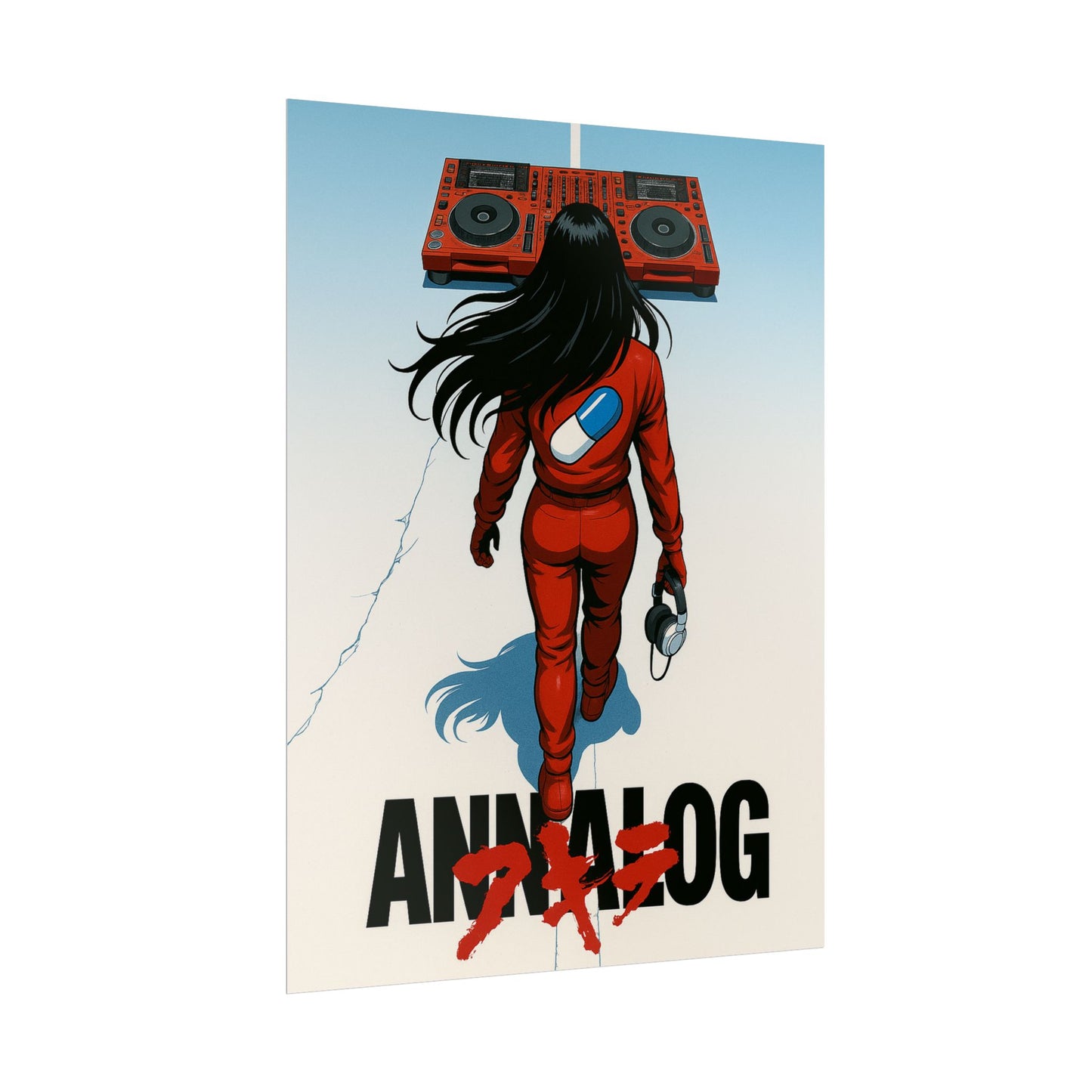 Annalog x Kaneda Rolled Poster