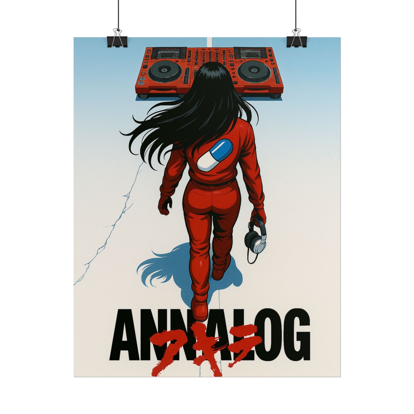 Annalog x Kaneda Rolled Poster