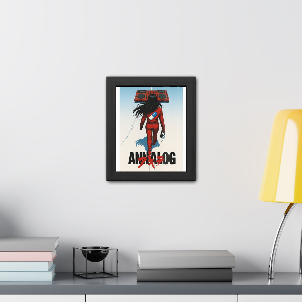 Annalog x Kaneda Vertical Framed Poster
