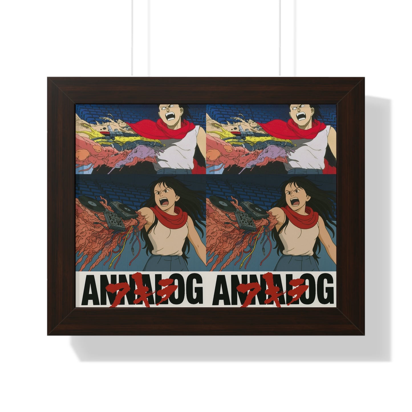 Annalog x Tetsuo Framed Horizontal Poster