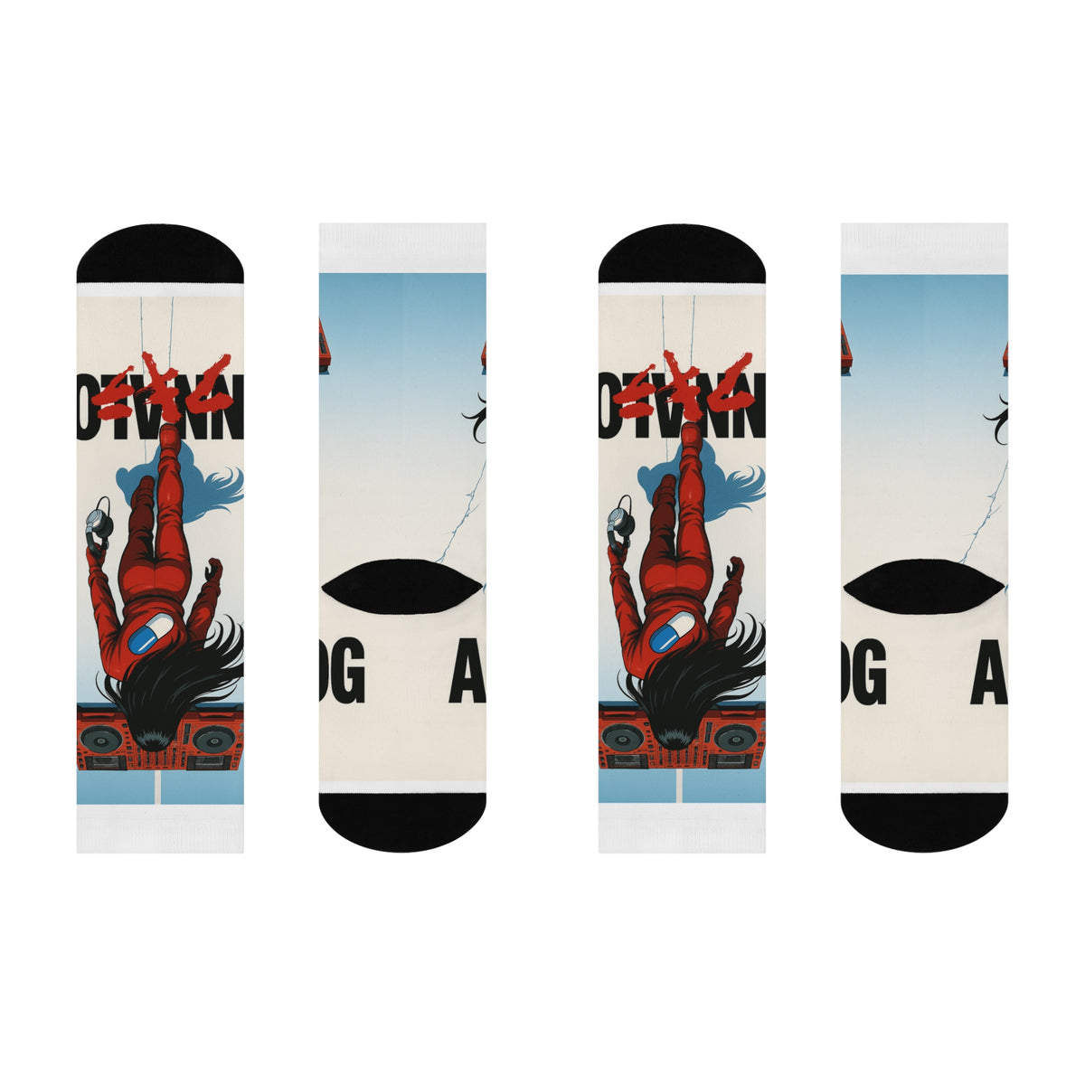 Annalog x Kaneda Crew Socks