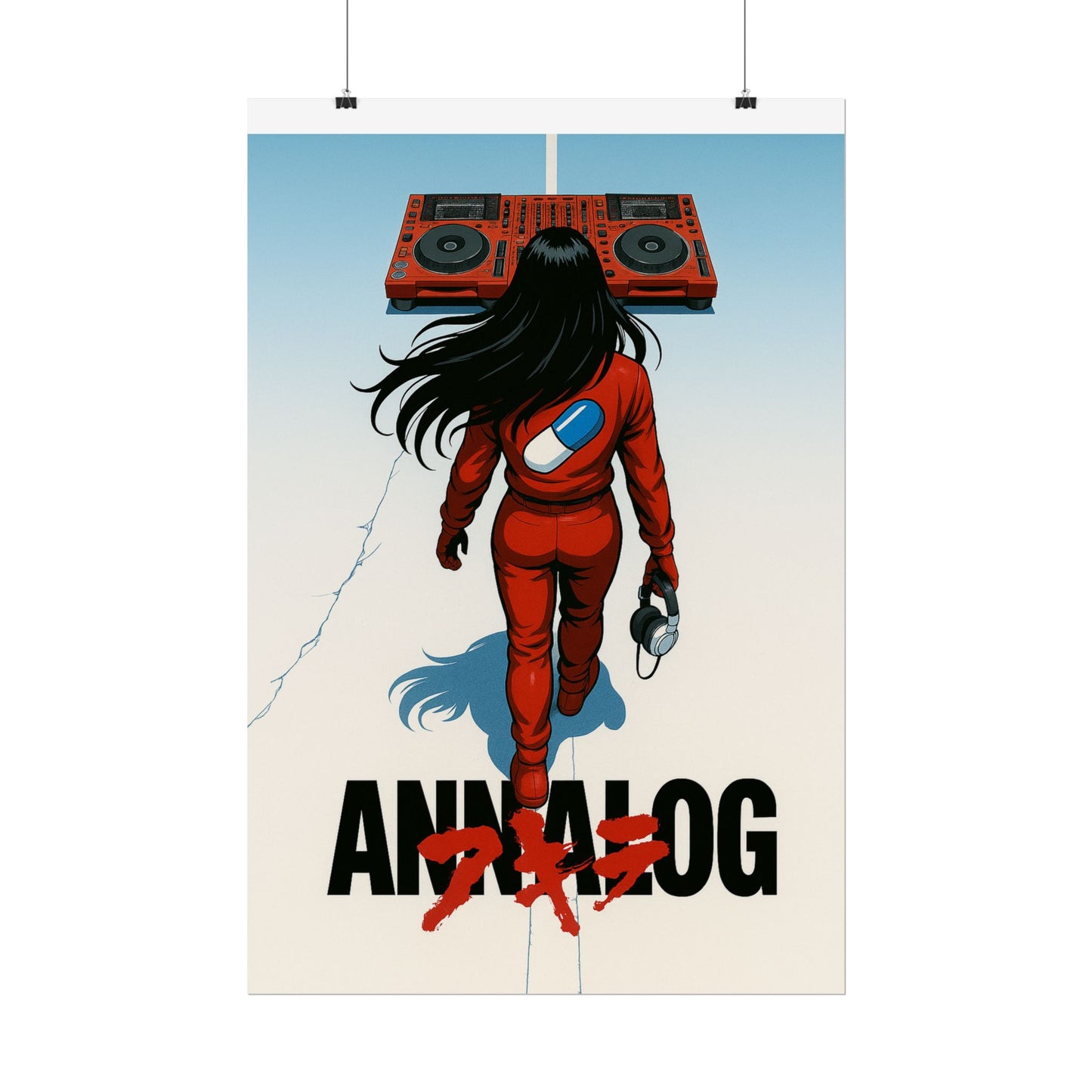 Annalog x Kaneda Rolled Poster