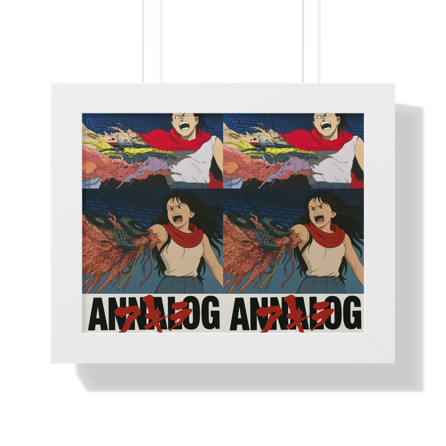 Annalog x Tetsuo Framed Horizontal Poster