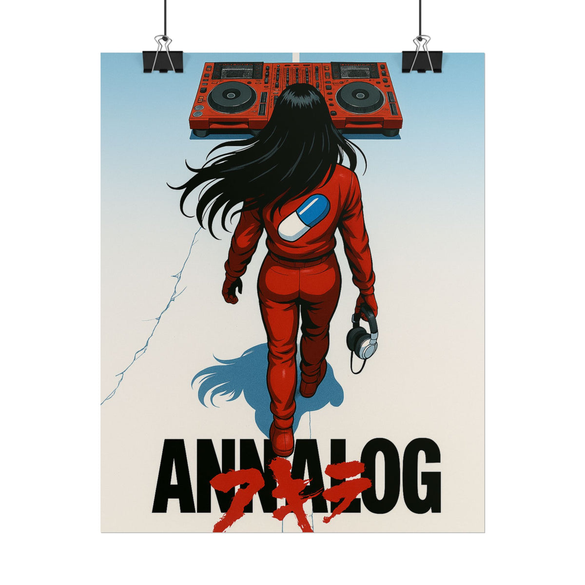 Annalog x Kaneda Rolled Poster
