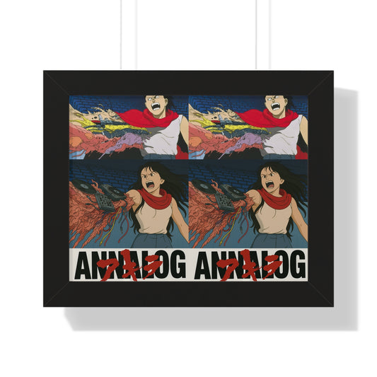 Annalog x Tetsuo Framed Horizontal Poster