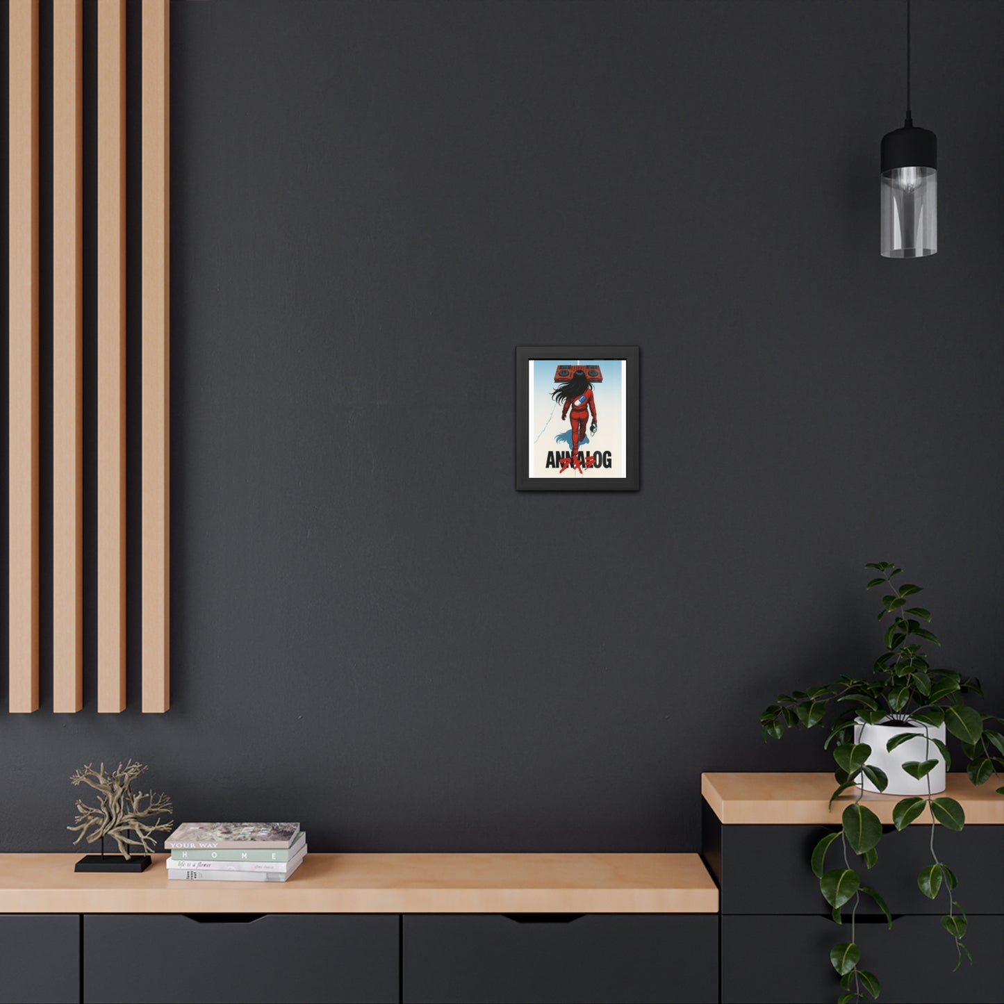 Annalog x Kaneda Vertical Framed Poster