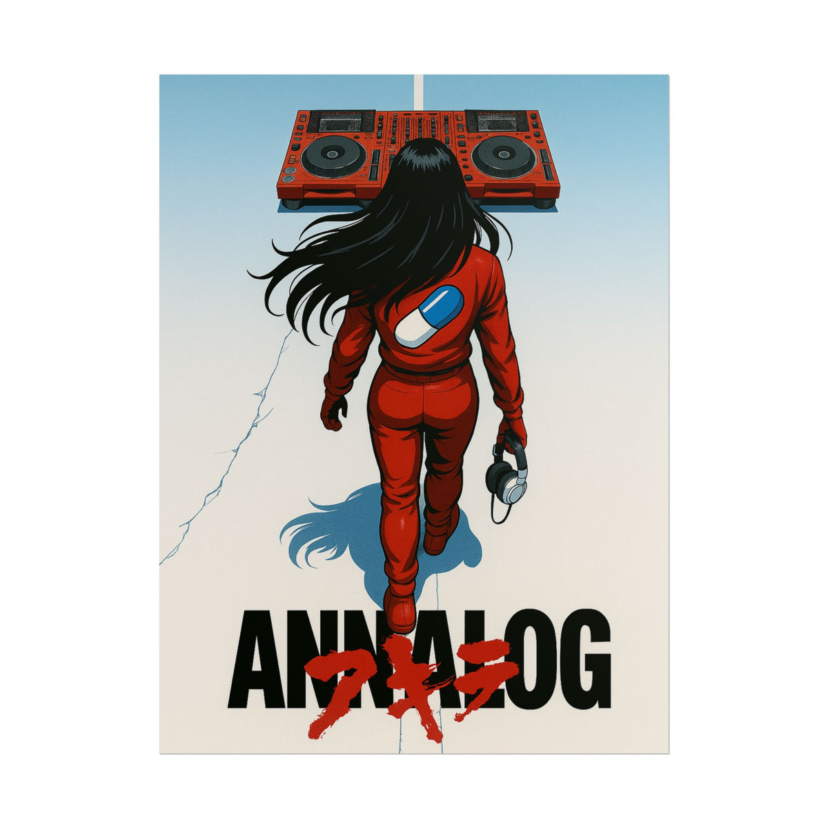 Annalog x Kaneda Rolled Poster
