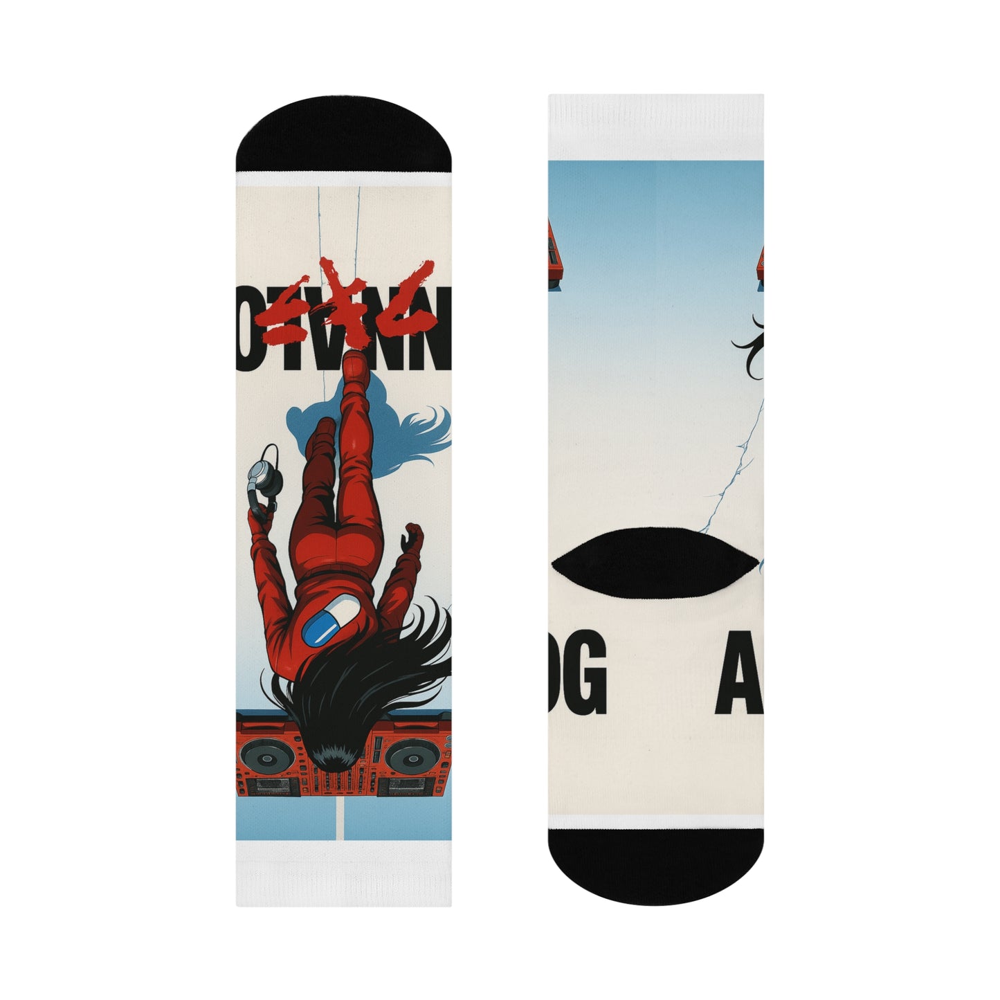 Annalog x Kaneda Crew Socks