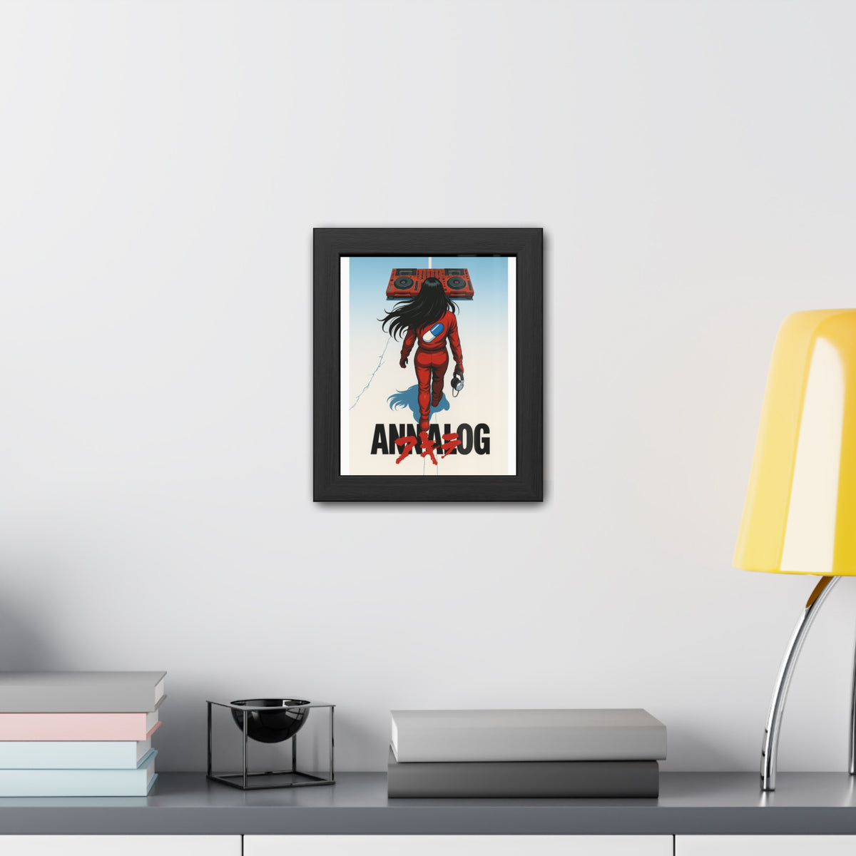 Annalog x Kaneda Vertical Framed Poster