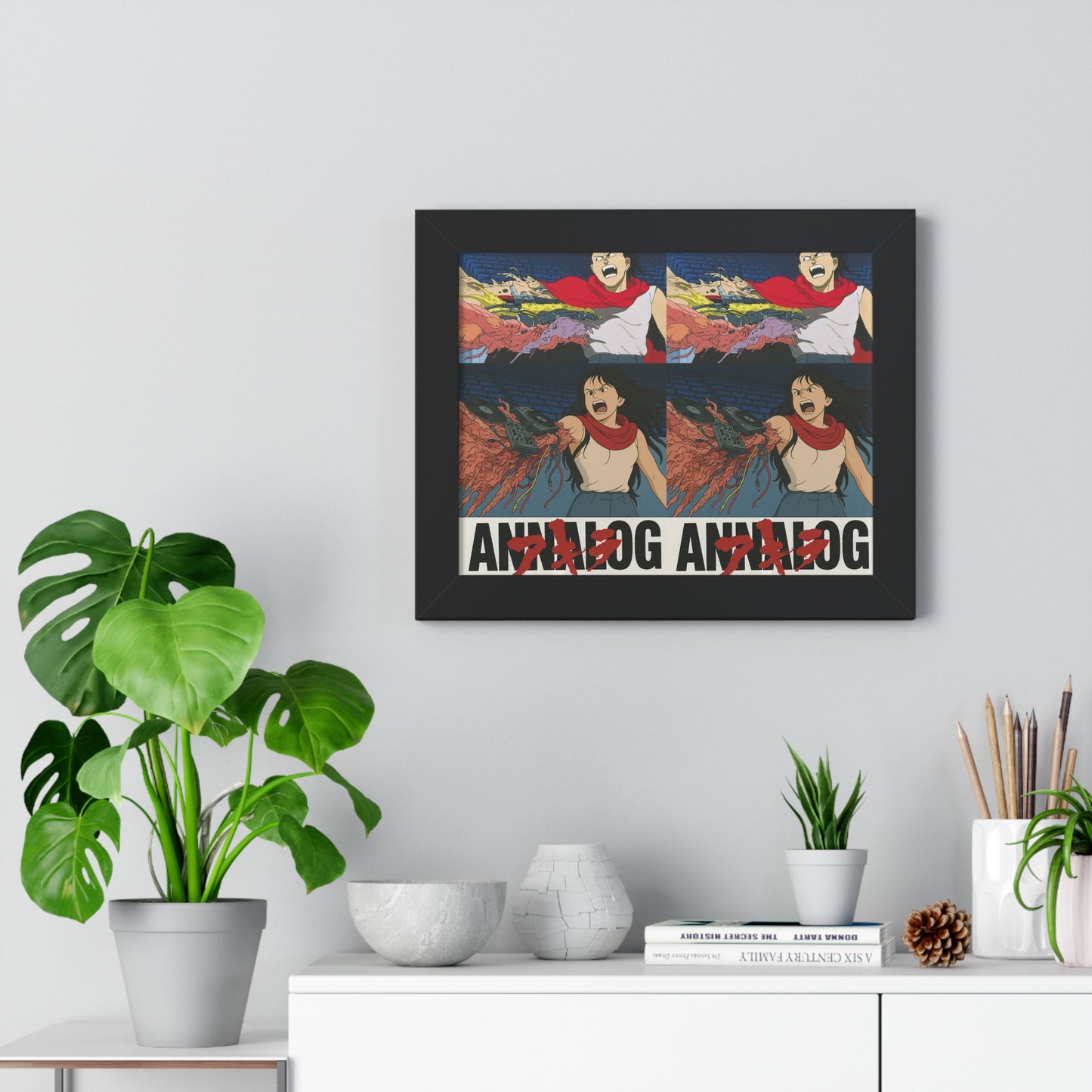 Annalog x Tetsuo Framed Horizontal Poster
